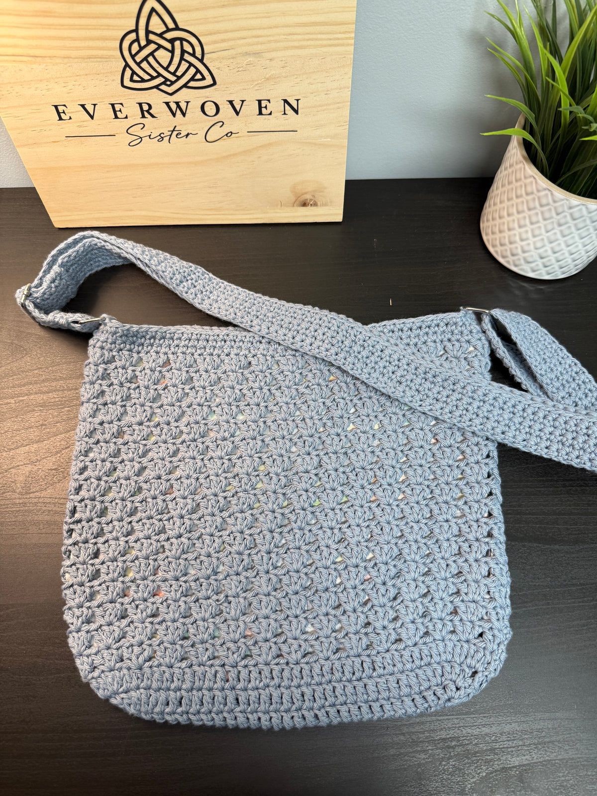 Handmade Crochet Crossbody Bag