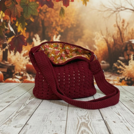 Handmade Crochet Crossbody Bag